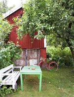 Sommerens skønneste uderum særudgave fra Jeanne d´Arc Living grønt bord - Tinashjem